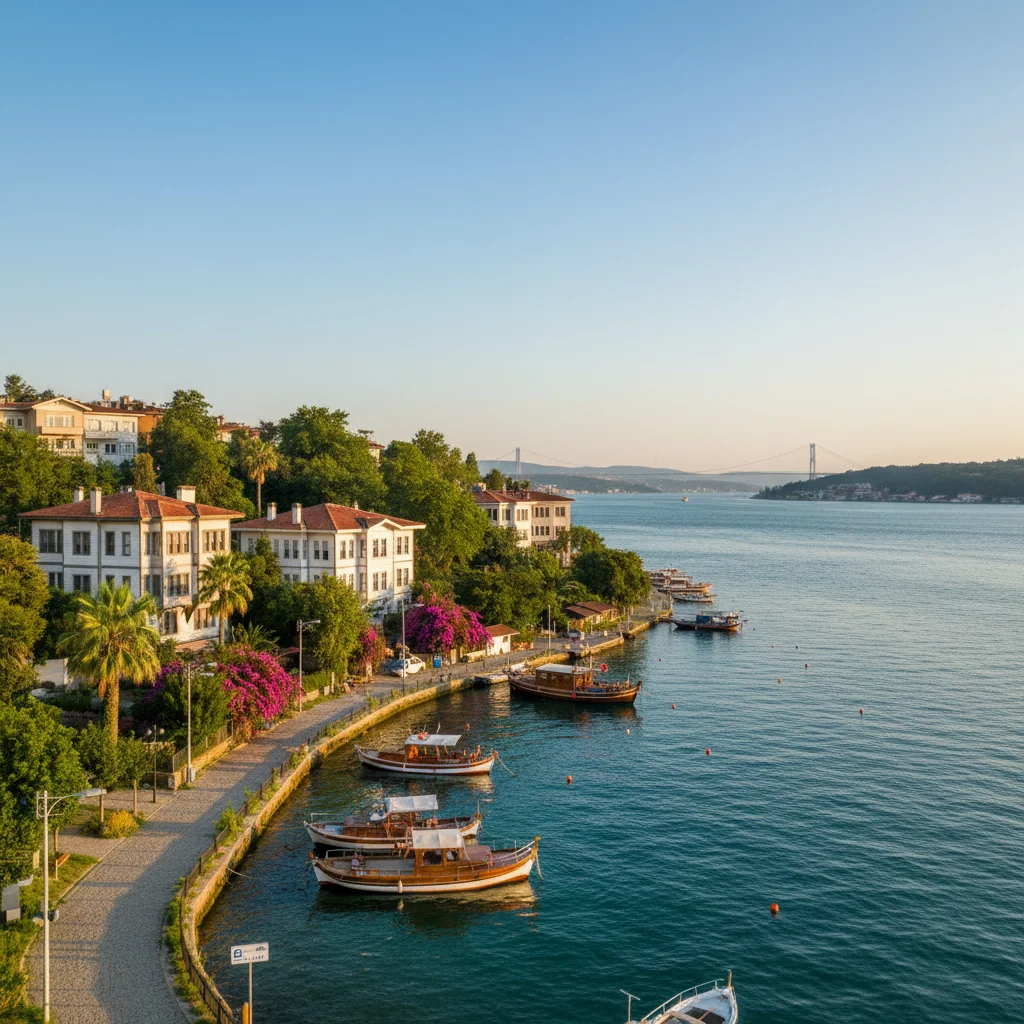 istanbul beykoz bosphorus peaceful neighborhood
