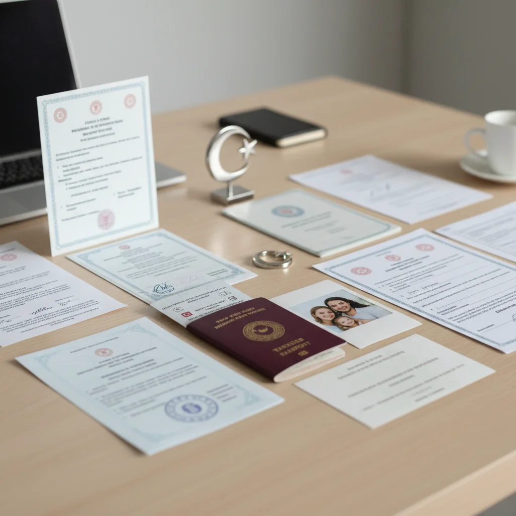 turkey residence permit family documents