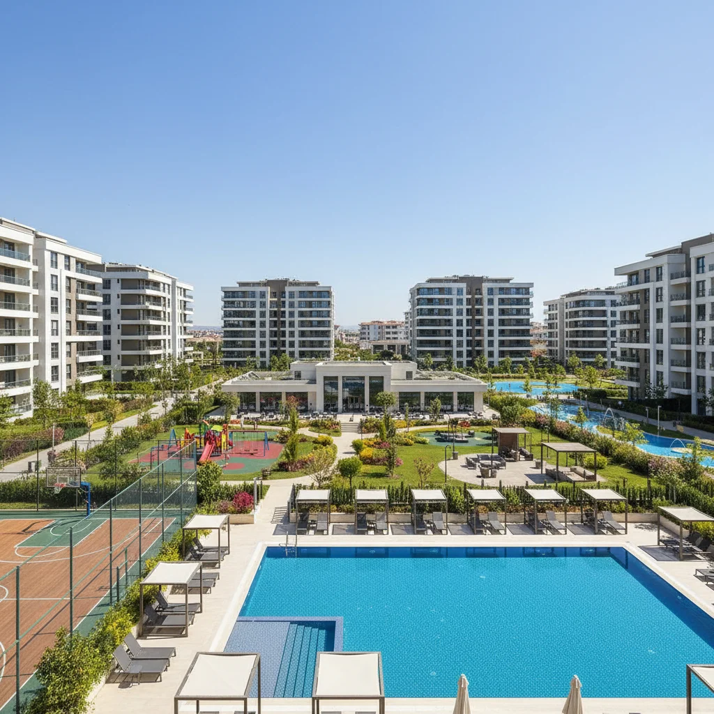 bahcesehir residential complex amenities facilities