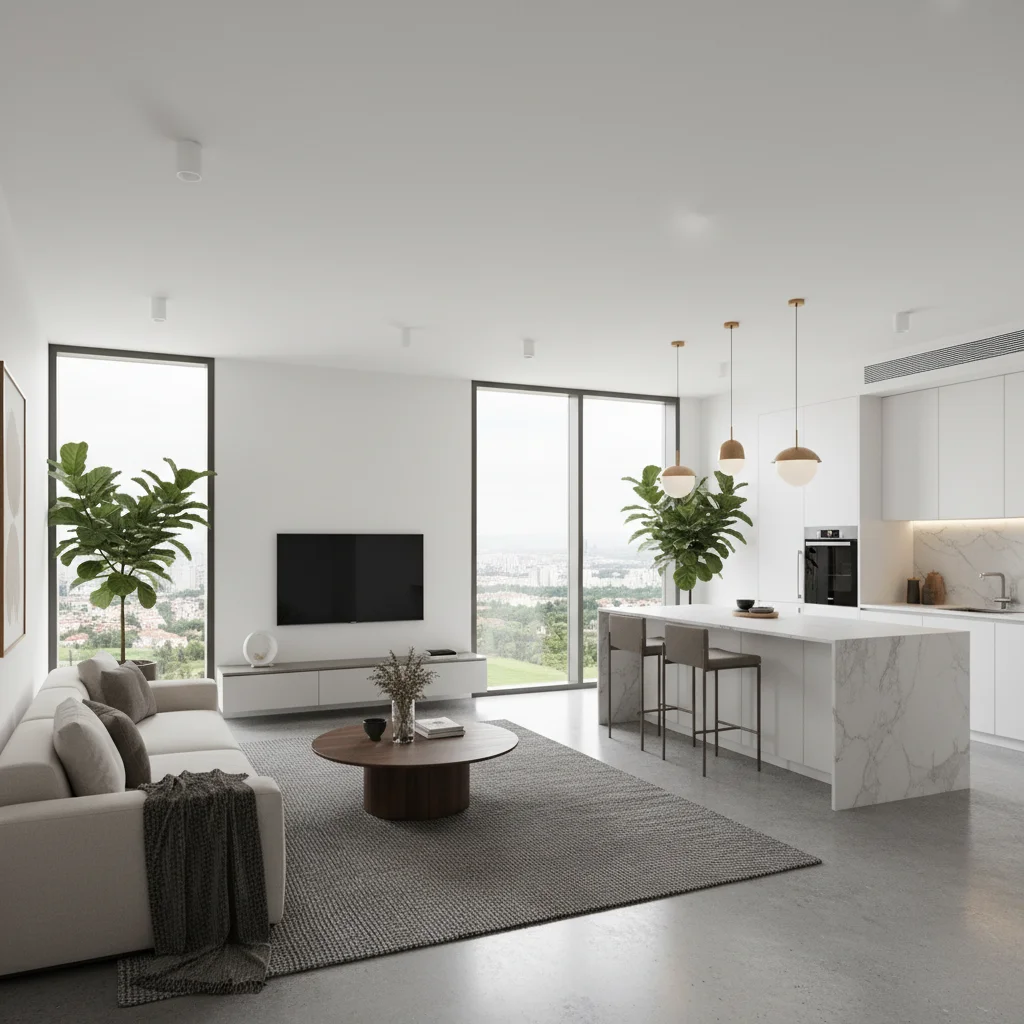 modern apartment interior bahce sehir
