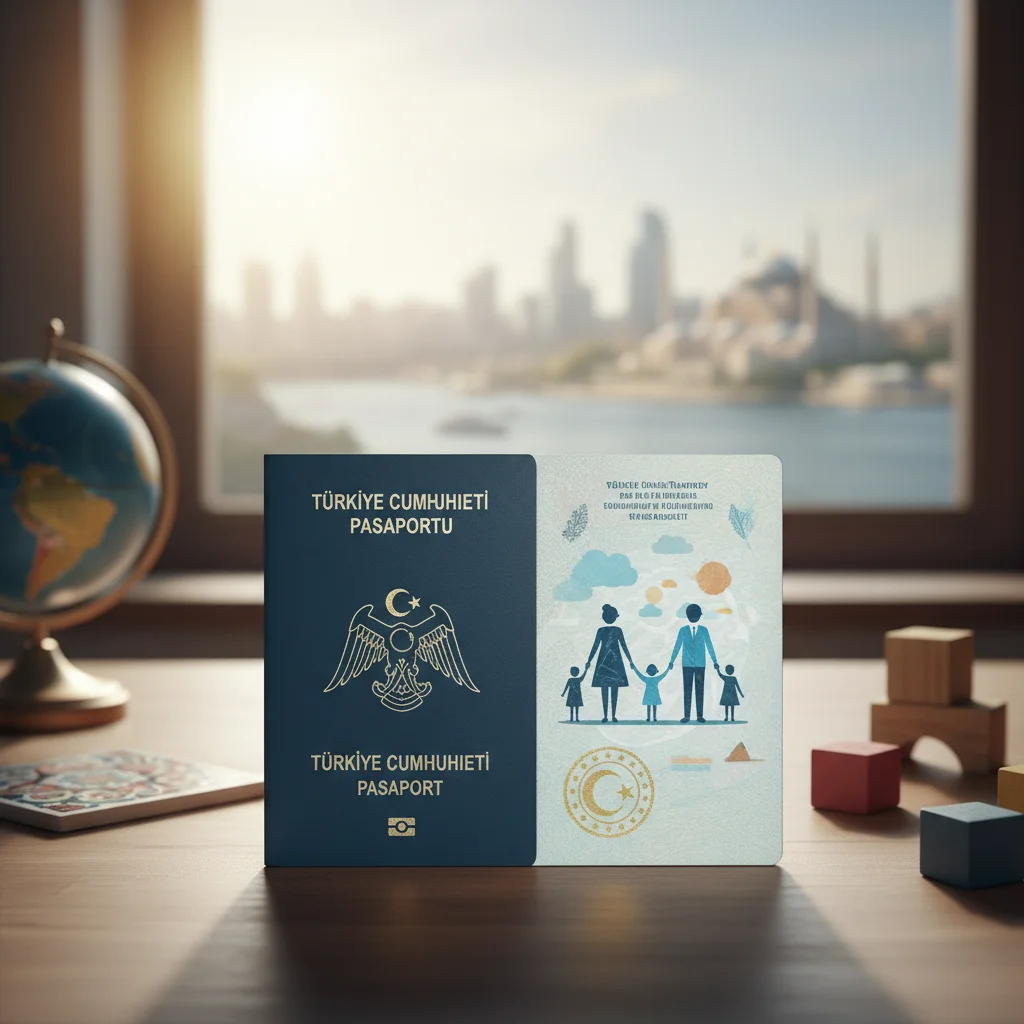 turkish passport family citizenship