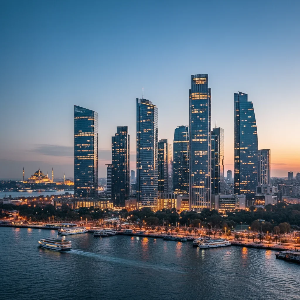 istanbul commercial real estate skyline