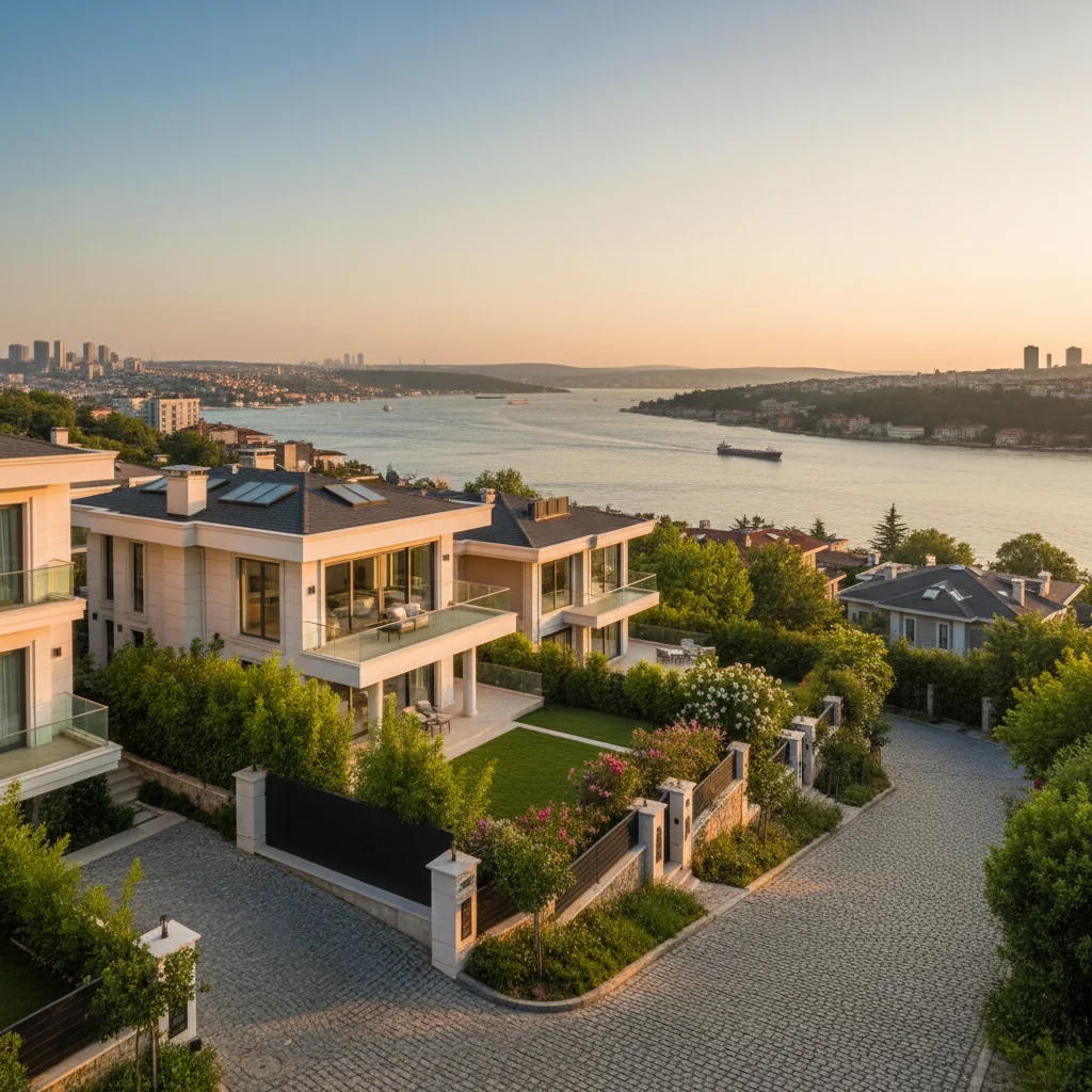 istanbul quiet neighborhood sarıyer bosphorus view luxury homes